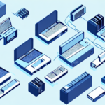 A computer network with routers