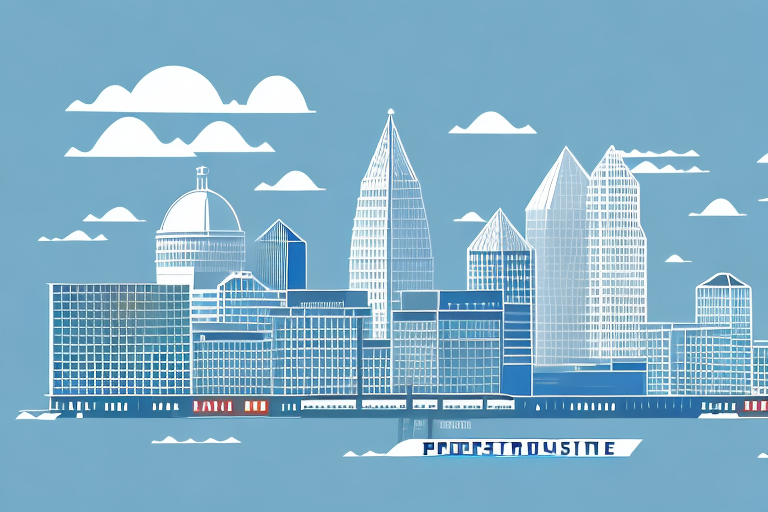 A portsmouth skyline featuring a building with a cissp certification logo