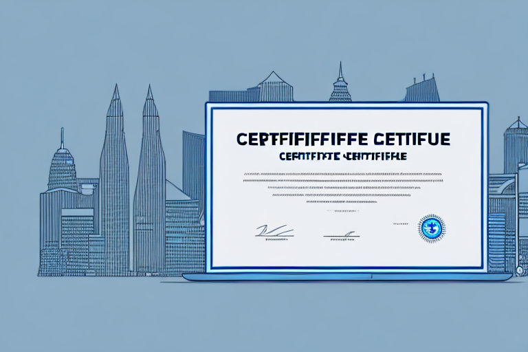 A computer and a certification certificate